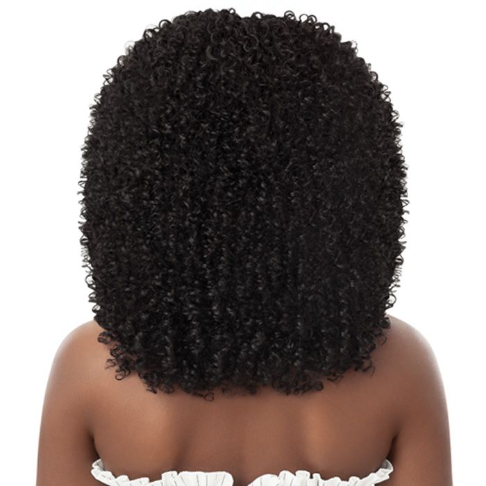 Outre 100% Human Hair Blend U Part Cap Leave Out Wig - Afro Curls 16