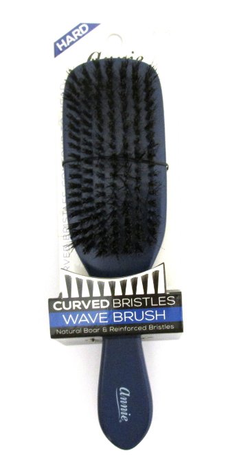 [Annie] Hard Curved Bristles Wave Brush