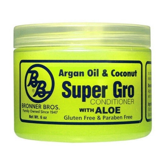 [Bb] Super Gro Conditioner With Aloe (Argan Oil & Coconut) 6Oz