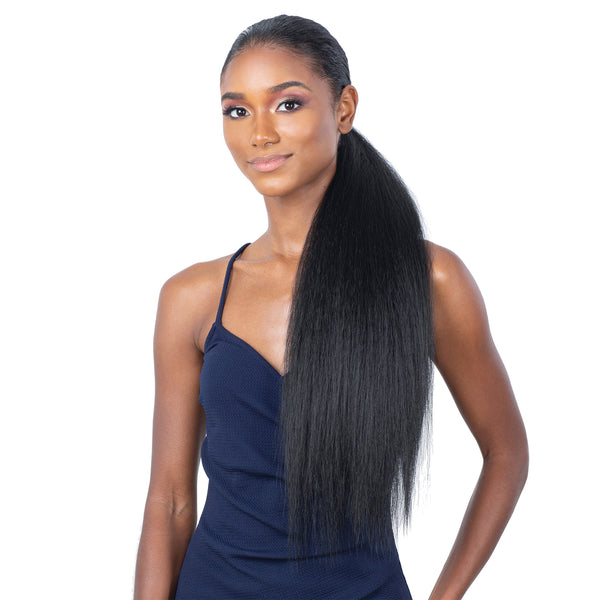 Organique Mastermix Synthetic Pony Pro Wrap Around Ponytail - Natural Yaky 24"