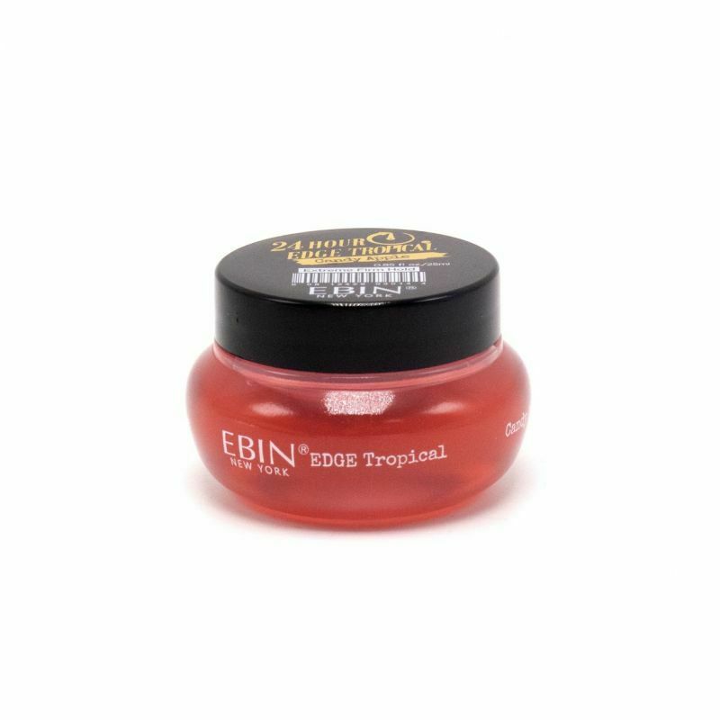 Ebin New York 24 Hour Edge Tropical Travel Size Edge Control Gel, 0.85 Ounce (Candy Apple)
