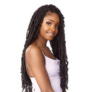 Sensationnel Synthetic Lulutress Pre Looped Crochet Braid - 3x Distressed Locs 24"