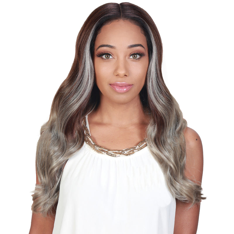 Zury Sis Synthetic Flawless Pre-tweezed Hair Line Swiss Lace Front Wig - Lady