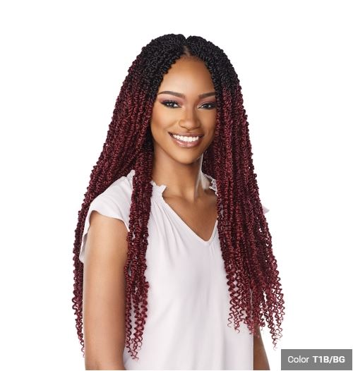 Sensationnel Lulutress Synthetic Braid - 2x Skinny Passion Twist 24