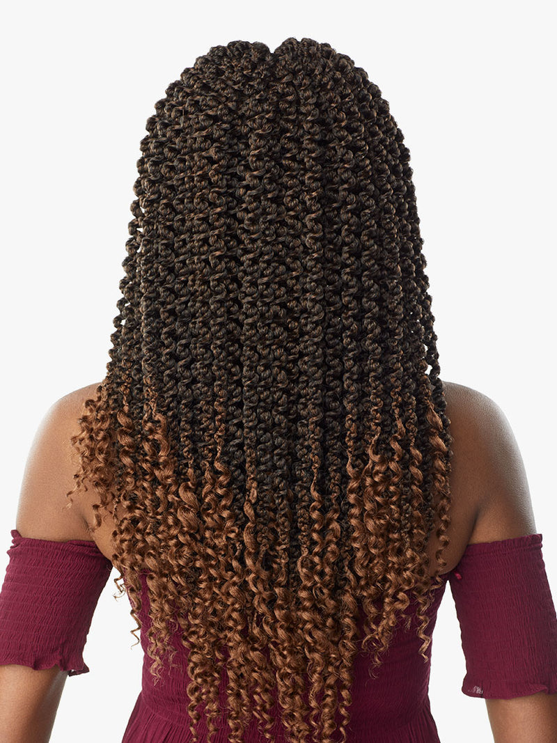 Sensationnel Lulutress Synthetic Crochet Braid - 3x 3d Passion Twist 18"