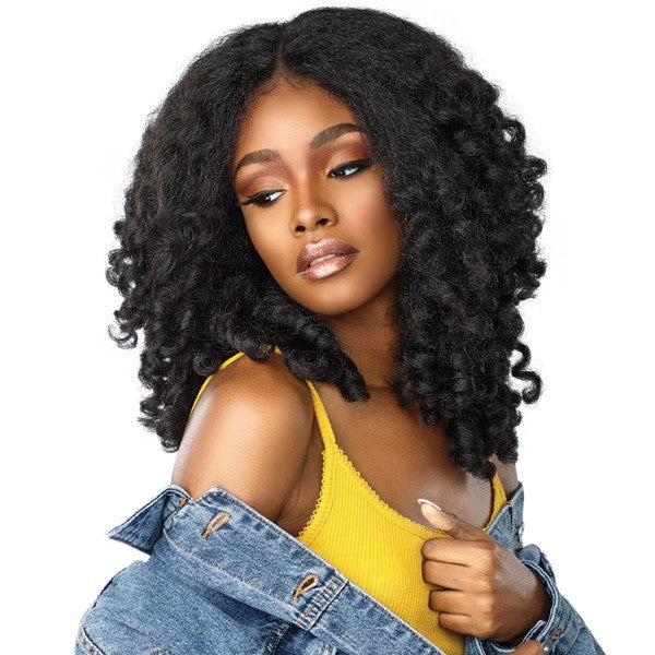 Sensationnel Empress Curls Kinks&co Synthetic Textured Lace Front Wig - Money Maker