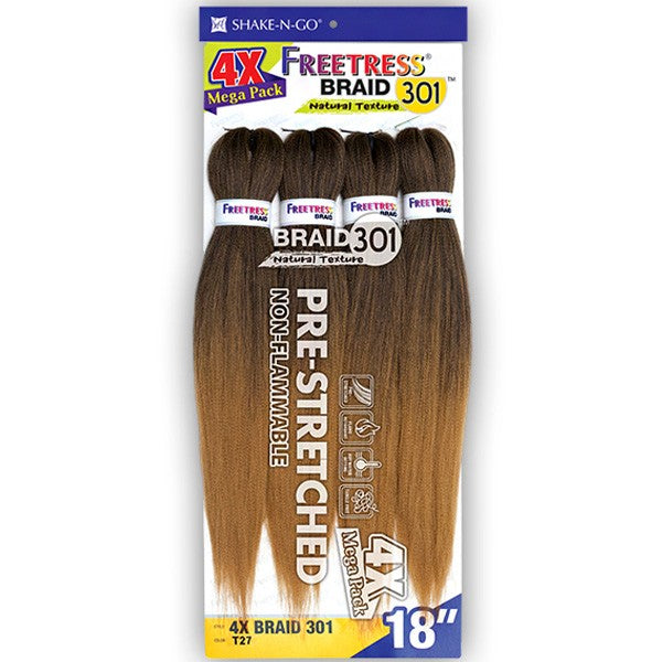 Freetress Synthetic Mega Pack Braid - 4x Braid 301 18"