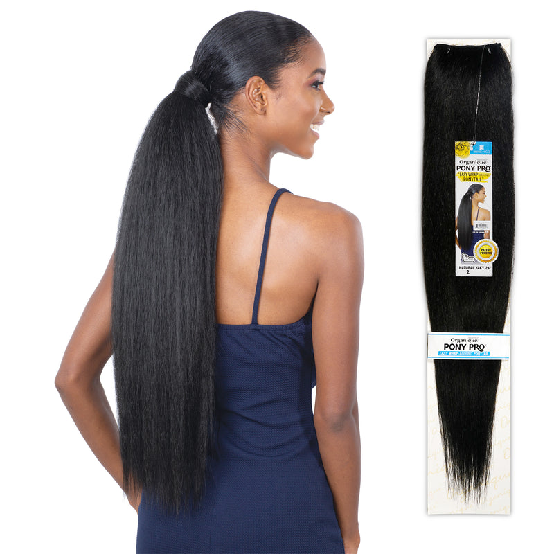 Organique Mastermix Synthetic Pony Pro Wrap Around Ponytail - Natural Yaky 24"