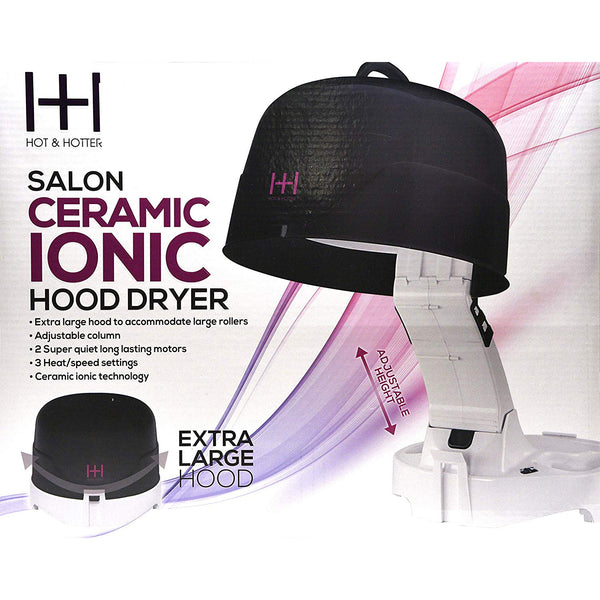 Hot & Hotter Salon Ceramic Ionic Hood Dryer #5916