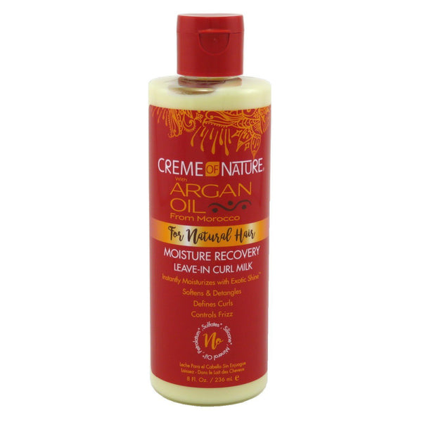 [Creme Of Nature] Argan Oil Buttermilk Leave-In Hair Milk Conditioner 8Oz