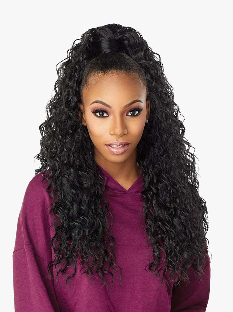 Sensationnel Synthetic Instant Up & Down Pony Wrap Half Wig - Ud 2