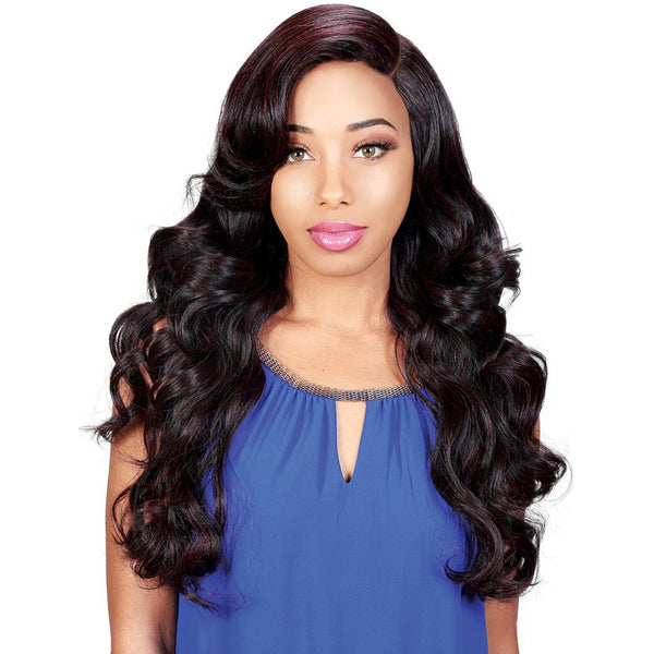 Zury Sis Synthetic Sassy Hand-tied 6" Half Moon Part Wig - Boo