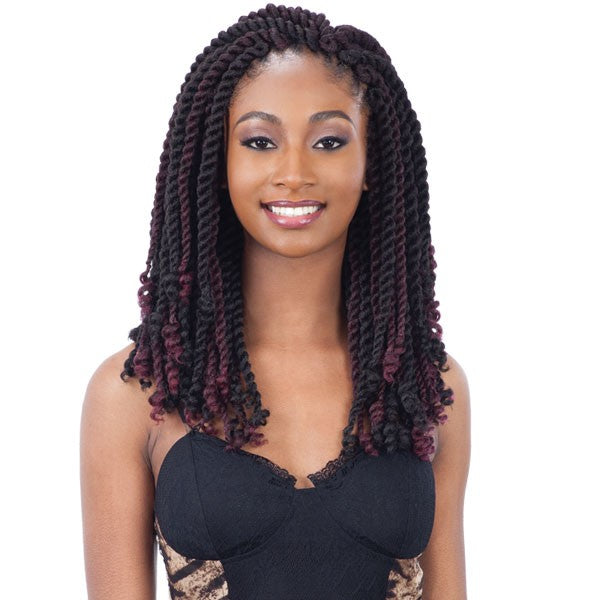 2x Chunky Kinky Twist 12" - Freetress Synthetic Crochet Braid