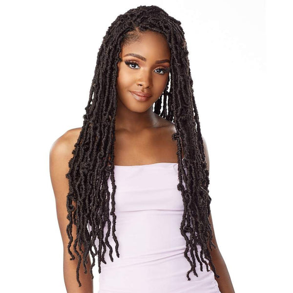 Sensationnel Synthetic Lulutress Pre Looped Crochet Braid - 3x Distressed Locs 24"