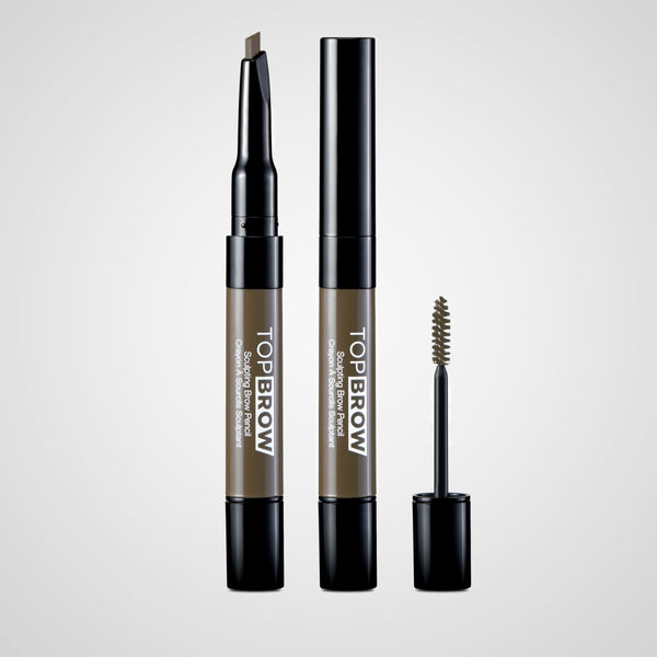 [Kiss] Professional Top Brow Sculpting Eyebrow Precision Pencil With Gel Mascara