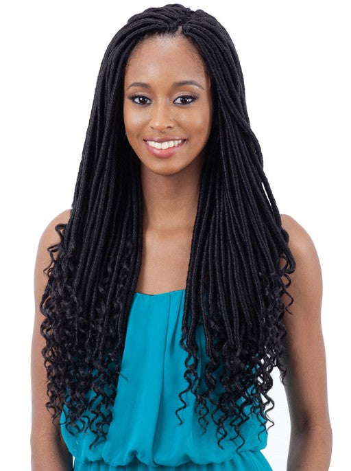 Freetress Synthetic Crochet Pre-looped Braid - Straight Goddess Loc 18"