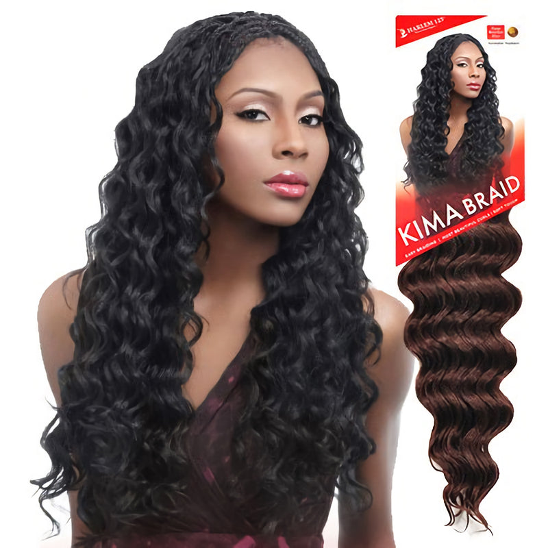 Harlem125 Synthetic Crochet Hair Kima Braid - Ocean Wave 20"