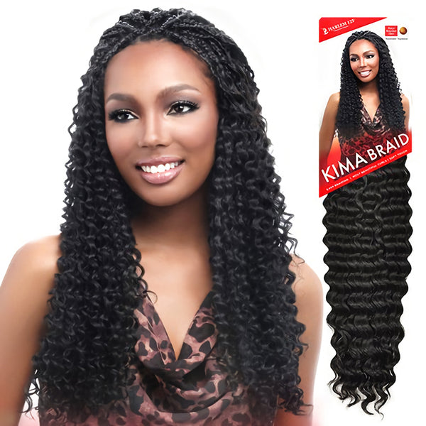 Harlem125 Synthetic Crochet Hair Kima Braid - Brazilian Twist 20"