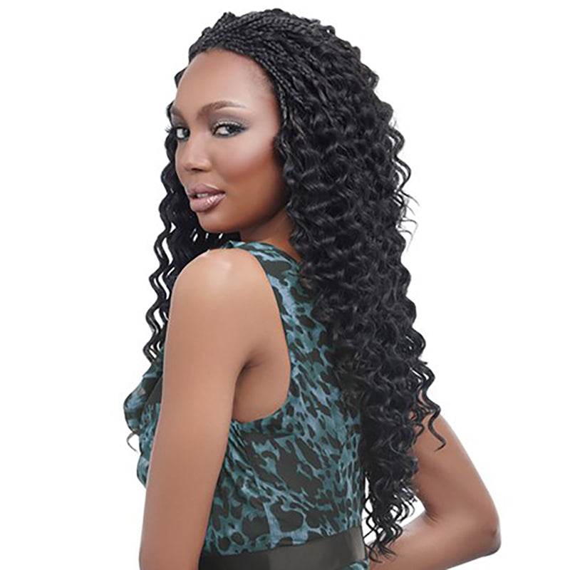 Harlem125 Synthetic Crochet Hair Kima Braid - Ripple Deep 20"