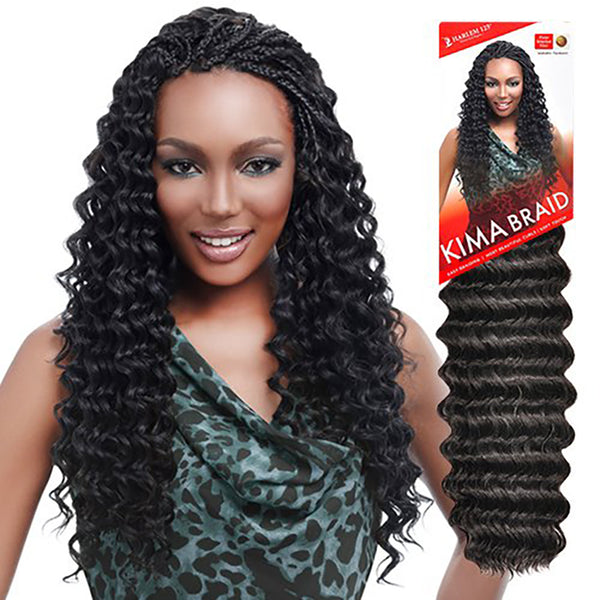 Harlem125 Synthetic Crochet Hair Kima Braid - Ripple Deep 20"