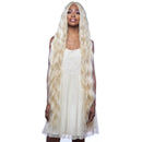Lsd91 - Harlem 125 Synthetic 6" Deep Part Swiss Lace Front Wig Extra Long 42"