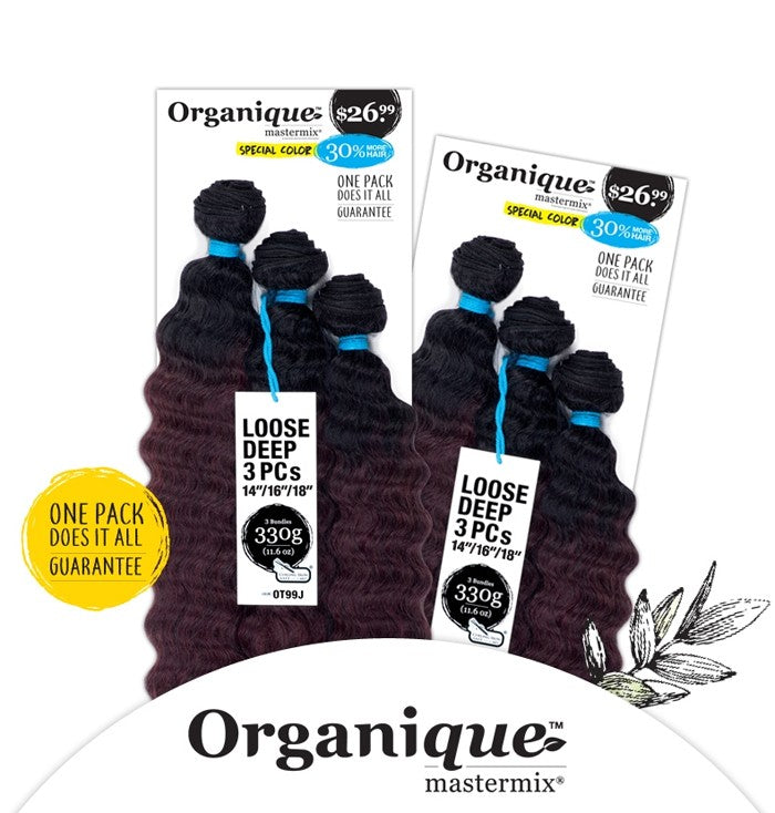 Loose Deep 3pcs - Shake-n-go Synthetic Mastermix Organique Weave Extension
