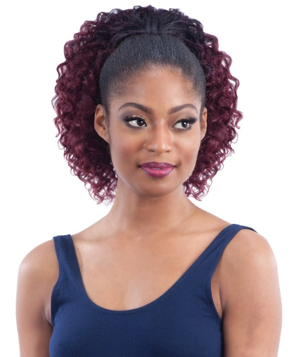 Q-beach Girl - Que Human Hair Mastermix Drawstring Ponytail