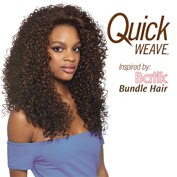 Outre Batik Quick Weave Synthetic Half Wig - Dominican Curly Bundle Hair