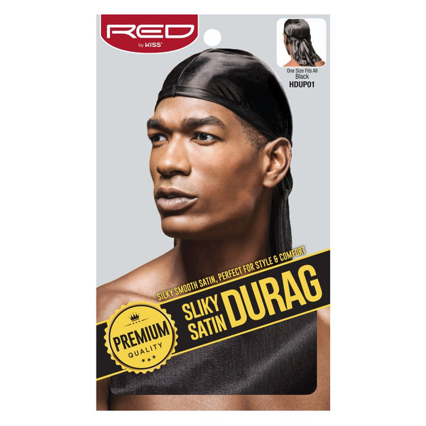 [Red By Kiss] Premium Quality Silky Satin Durag Extra Long Tails