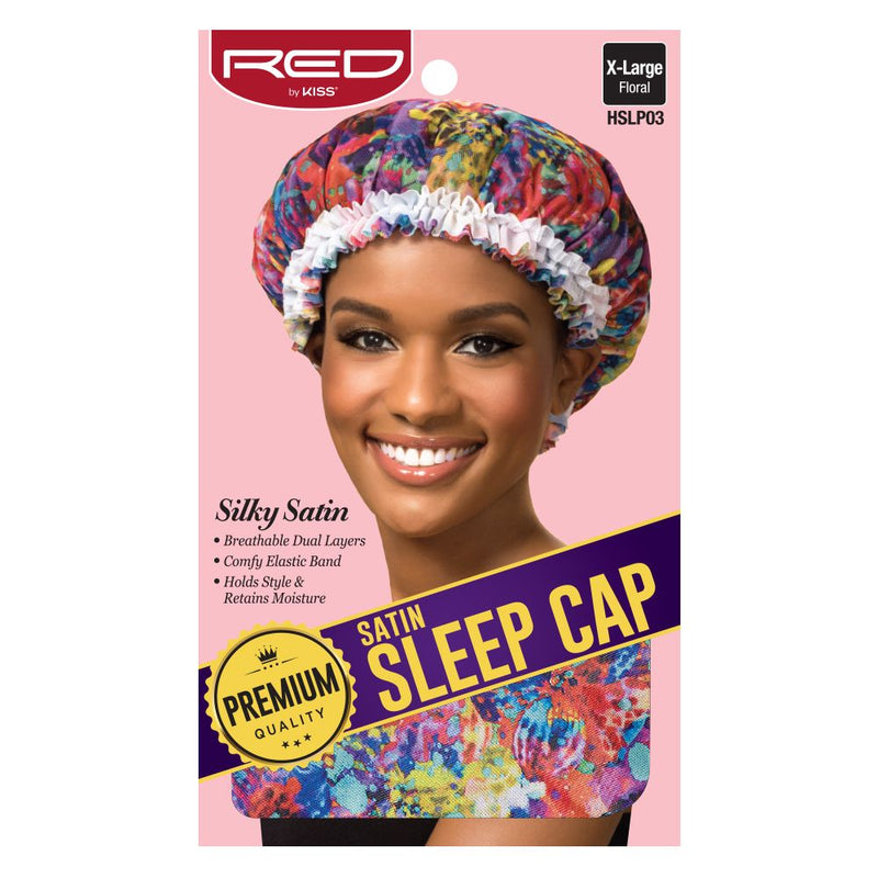 [Red By Kiss] Premium Quality Satin Sleep Cap X-Large Fashion Pattern