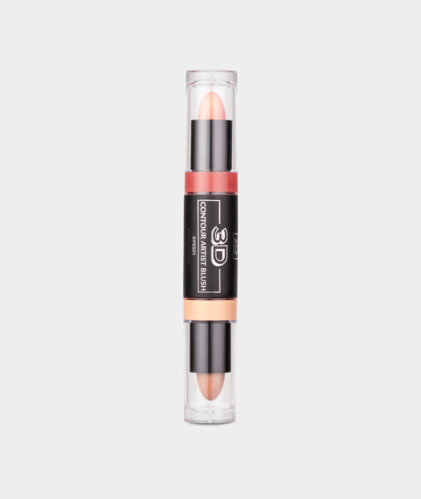 [Ruby Kisses] Pop Up 3D Contour Artist Blush Stick Double Side Duo