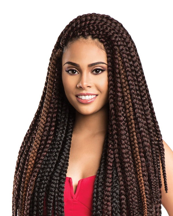 Sensationnel X-pression Pre-looped Synthetic Crochet Braid - 3x Box Braid 14",,Product Type : Hair Extensions,Cap Construction : ,Hair Origin : ,Length : ,Style : ,Texture :