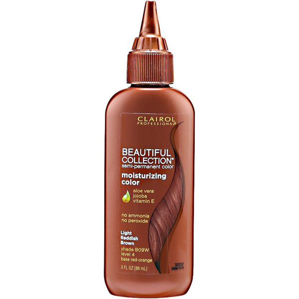 [Clairol] Beautiful Collection Semi-Permanent Moisturizing Hair Color Rinse 3Oz [B09W Light Reddish Brown]