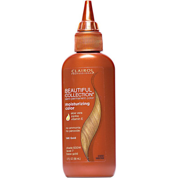 [Clairol] Beautiful Collection Semi-Permanent Moisturizing Hair Color Rinse 3Oz [B30W 14K Gold]