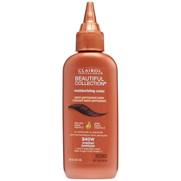 [Clairol] Beautiful Collection Semi-Permanent Moisturizing Hair Color Rinse 3Oz [B40W Amethyst]