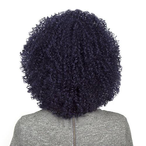 Hh-afro Jerry - The Wig Brazilian Human Natural Hair Blend Kinky Curly Style