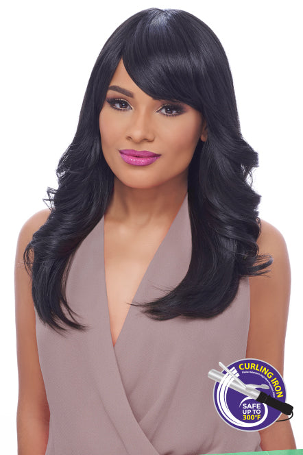 Go109 - Harlem 125 Gogo Collection Synthetic Full Wig Long Flip Side Curl
