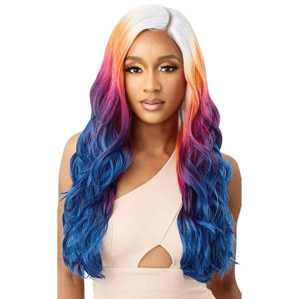 Outre Color Bomb Hd Transparent Lace Front Wig - Zahara